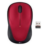 logitech M235 Funk Maus Optisch Rot/Schwarz