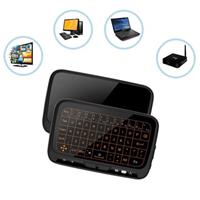 Mini Draadloze Toetsenbord & Touchpad H18+ - 2.4GHz - Zwart