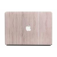 Lunso cover hoes - MacBook Pro 15 inch (2016-2019) - houtlook lichtbruin