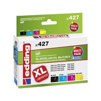 Edding Inktcartridge vervangt HP 950, 950XL, 951, 951XL Compatibel Combipack Zwart, Cyaan, Magenta, Geel 18-427