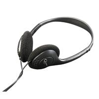 comfortabele lichtgewicht on-ear stereo hoofdtelefoon / zwart - 1,8 meter