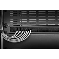Renkforce RF-3429140 19 inch Patchkast-afdekking met borstels 1 HE Zwart