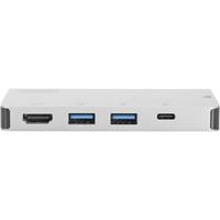 DIGITUS USB 3.0 Multiportadapter, 6-Port, silber