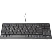 digitus KVM-Tastatur Schwarz US-Englisch, QWERTY