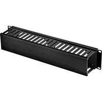 Renkforce RF-3429152 19 inch Patchkast-kabelvoering 2 HE Zwart
