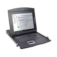 DIGITUS 19,  Konsole mit KVM-Switch 8 Port, mit 43,18 cm TFT