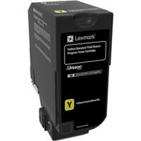 Lexmark 74C2SY0 toner cartridge geel hoge capaciteit (origineel)