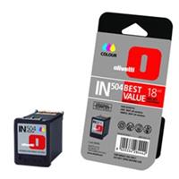 Olivetti IN504 (B0496) inkt cartridge kleur hoge capaciteit (origineel)