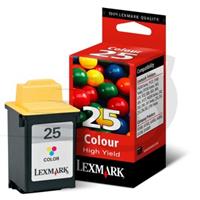 Lexmark 15M0125 nr. 25 inkt cartridge kleur hoge capaciteit (origineel)