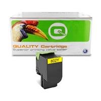 Q-Nomic Lexmark 80C20Y0 nr. 802Y toner geel lage capaciteit (huismerk)