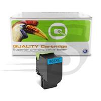 Q-Nomic Lexmark 80C2XC0 nr. 802XC toner cyaan extra hoge capaciteit (huismerk)