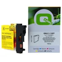 Q-Nomic Brother LC-1100Y / LC-980Y inkt cartridge geel (huismerk)