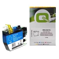 Q-Nomic Brother LC-3217C inkt cartridge cyaan (huismerk)