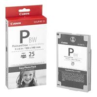 Canon E-P25BW easy photo pack postcard size zwart/wit (origineel)