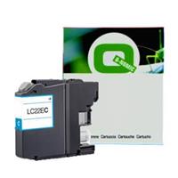 Q-Nomic Brother LC-22EC inkt cartridge cyaan (huismerk)