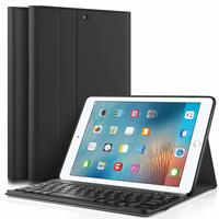 iPad 2017 hoes met afneembaar toetsenbord zwart