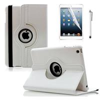 IPadspullekes iPad Mini 4 hoes 360 graden leer wit