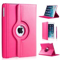 IPadspullekes.nl iPad Air hoes 360 graden roze leer