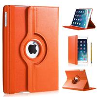 IPadspullekes iPad Pro 10.5 hoes 360 graden oranje leer
