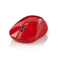 draadloze USB muis / rood