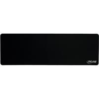 INTOS ELECTRONIC AG Mauspad InLine Maus-Pad XL Schreibtischunterlage, schwarz, 900x400x2mm