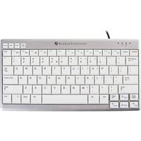 bakkerelkhuizen UltraBoard 950 USB Tastatur US-Englisch, QWERTY Silber, Weiß Multimediatasten, USB-