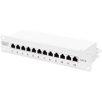 Digitus 12 Port Netzwerk-Patchpanel CAT 6 1 HE