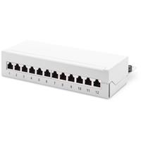 Digitus 12 Port Netzwerk-Patchpanel CAT 6a, CAT 6a (Rohkabel CAT 7) 1 HE