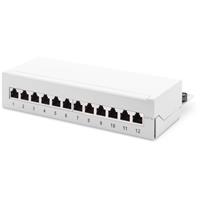 Digitus 12 Port Netzwerk-Patchpanel CAT 6a, CAT 6a (Rohkabel CAT 7) 1 HE