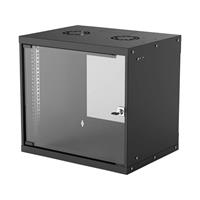 Intellinet 19 Wandverteiler Basic Line 9HE schwarz 19 inch wandkast (b x h x d) 540 x 487 x 400 mm 9 HE Zwart (RAL 9005)