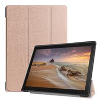 3-Vouw sleepcover hoes - Lenovo Tab E10 - Rose Goud