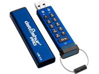 iStorage datAshur PRO USB-stick 64 GB USB 3.2 Gen 1 (USB 3.0) Blauw IS-FL-DA3-256-64