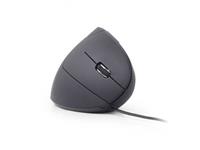 gembird USB Maus, Ergonomische Maus Optisch Ergonomisch Schwarz