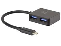 renkforce 4 Port USB 3.0-Hub Schwarz