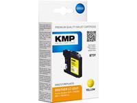 KMP Inkt vervangt Brother LC-22UY Compatibel Geel B73Y 1536,4009