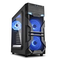 Sharkoon VG7-W Blue, Tower-Gehäuse