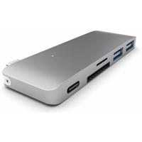 satechi Type-C USB Passthrough Hub Space Gray