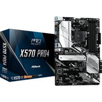 X570 Pro 4 Mainboard Sockel AMD AM4 Formfaktor ATX Mainboard-Chipsatz AMD X570