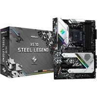 X570 Steel Legend Mainboard Sockel AMD AM4 Formfaktor ATX Mainboard-Chipsatz AMD X570