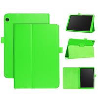 Stand flip sleepcover hoes - Lenovo Tab M10 - Groen