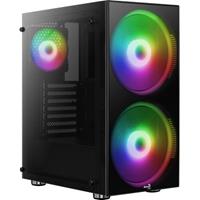 AeroCool Python RGB, ATX, Window, Zwart