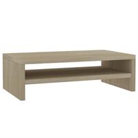 VidaXL Monitorstandaard 42x24x13 cm spaanplaat sonoma eikenkleur