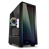 sharkoon RGB LIT 200, ATX, Window