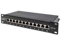 digitus 12 Port Netzwerk-Patchpanel CAT 6a 1 HE