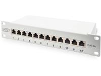 digitus DN-91612S-EA-G 12 poorten Netwerk-patchpaneel CAT 6A 1 HE