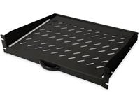 digitus DN-19-TRAY-2-450-SW 19 inch Patchkast-apparaatbodem 2 HE Geschikt voor kastdiepte: vanaf 450 mm Zwart, Zwart (RAL 9005)