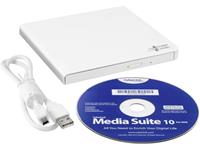 hldatastorage HL Data Storage GP57EW40.AHLE10B Externe DVD-brander Retail USB 2.0 Wit