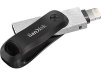 sandisk iXpandâ¢ Flash Drive Go USB-stick smartphone/tablet Zwart/zilver 256 GB USB 3.0, Lightning