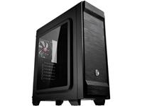 raijintek ARCADIA II Midi-Tower PC-Gehäuse, Gaming-Gehäuse Schwarz 1 vorinstallierter Lüfter, Sei