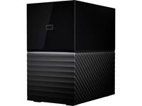 My Book Duo Externe harde schijf (3.5 inch) 24 TB Zwart USB-C USB 3.1, USB 3.0 Voorzien van 2x 10 TB  RED, 2x USB 3.0 hub, Hardwarematige codering,